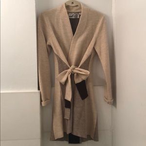 Anthropologie sweater wrap dress (size xs)